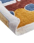Miniatyrbilde 5 av 6: Flerfarget Teppe i Bomull ø 120 cm Dekorativt Skipsmønster Boho Stil Stue Barnerom