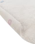 Pikkukuva 5 / 6: Matto vaalea beige 120 cm puuvilla pyöreä pilkullinen käsintehty lasten moderni