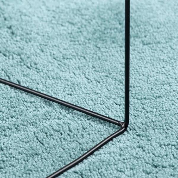 vidaXL Matta OVIEDO kort lugg grön 200x280 cm