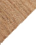 Miniatyrbild 7 av 7: Gångmatta Beige Jute 70 x 200 cm Färgglada Trådar Handvävd Boho för Barnrum Hall Sovrum