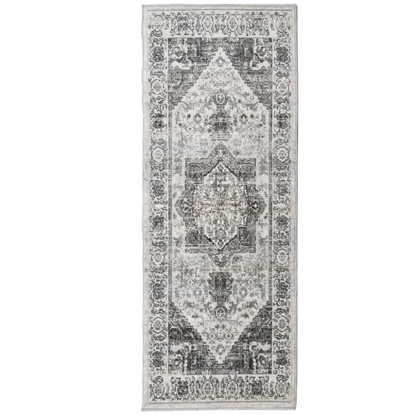 vidaXL Golvmatta ARBIZU inomhus/utomhus vintage design 80x250 cm