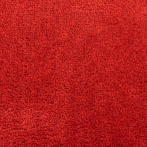 vidaXL Matta OVIEDO kort lugg röd 240x240 cm