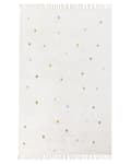 Miniatyrbilde 1 av 6: Barneteppe Bomull Off-White 140 x 200 cm Flerfargede prikker Rektangulært Boho-stil Barnerom