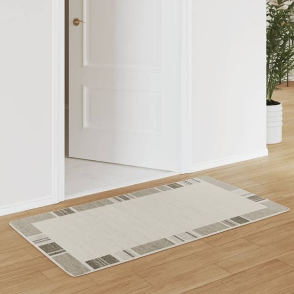 vidaXL Matta kort lugg flerfärgad inomhus/utomhus 80x150 cm halkfri