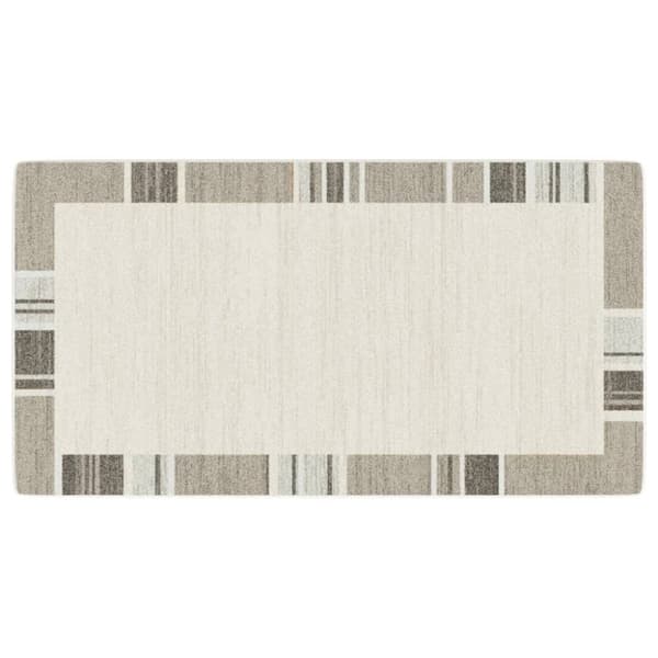 vidaXL Matta kort lugg flerfärgad inomhus/utomhus 80x150 cm halkfri