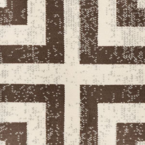 vidaXL Matta kort lugg flerfärgad inomhus/utomhus 120x180 cm halkfri