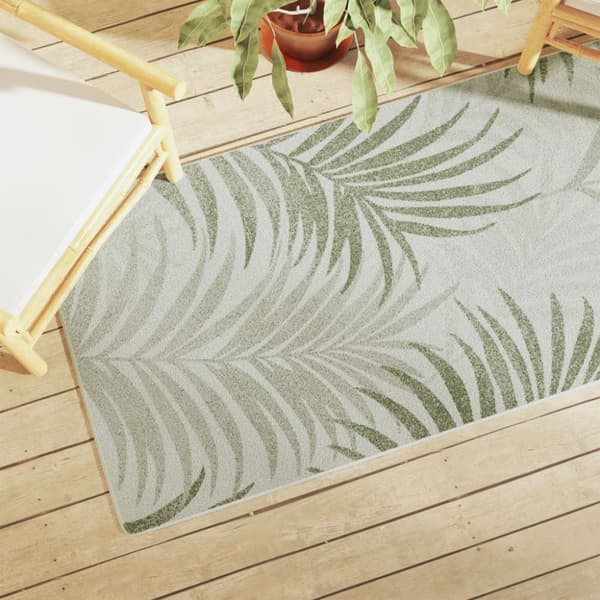 vidaXL gulvtæppe 80x150 cm inde/ude skridsikkert kort luv flerfarvet