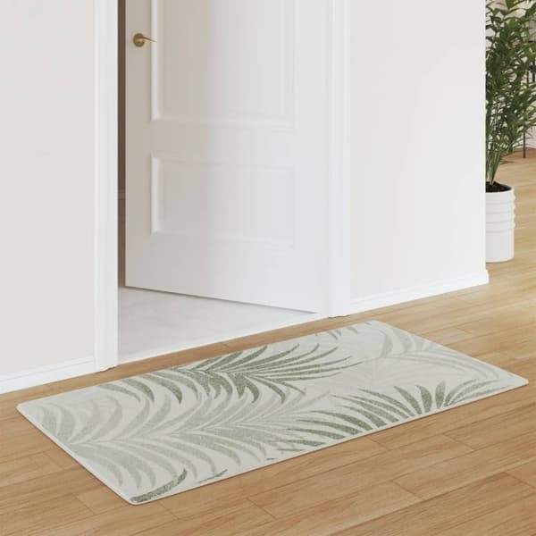 vidaXL Inne- og uteteppe kort luv flerfarget 80x150 cm sklisikkert