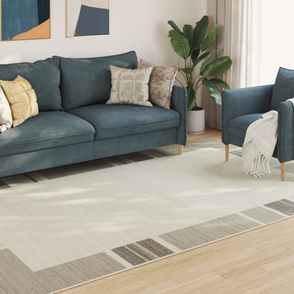 vidaXL Inne- og uteteppe kort luv flerfarget 190x300 cm sklisikkert