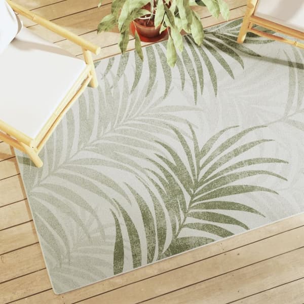 vidaXL gulvtæppe 120x180 cm inde/ude skridsikkert kort luv flerfarvet