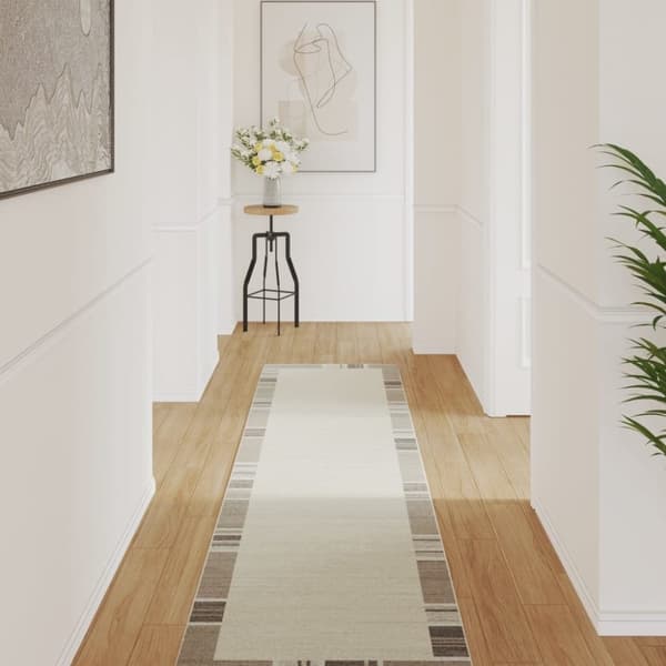 vidaXL Matta kort lugg flerfärgad inomhus/utomhus 80x300 cm halkfri