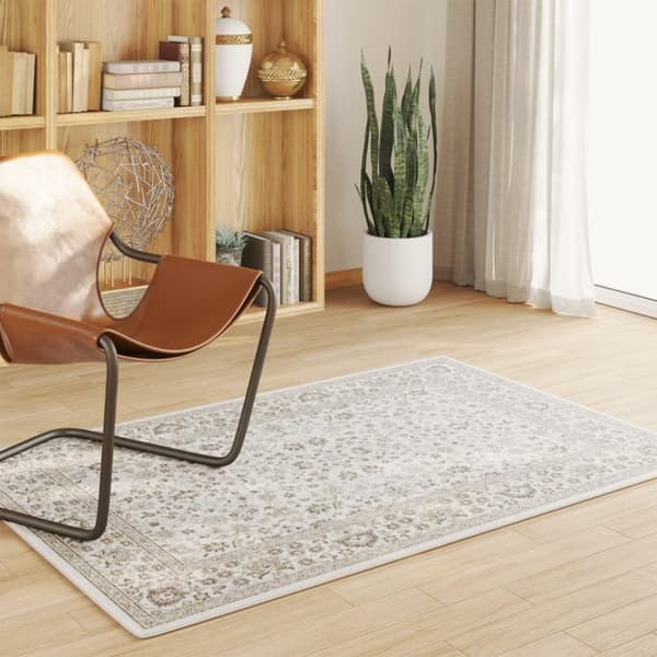 vidaXL gulvtæppe 120x180 cm inde/ude skridsikkert kort luv flerfarvet