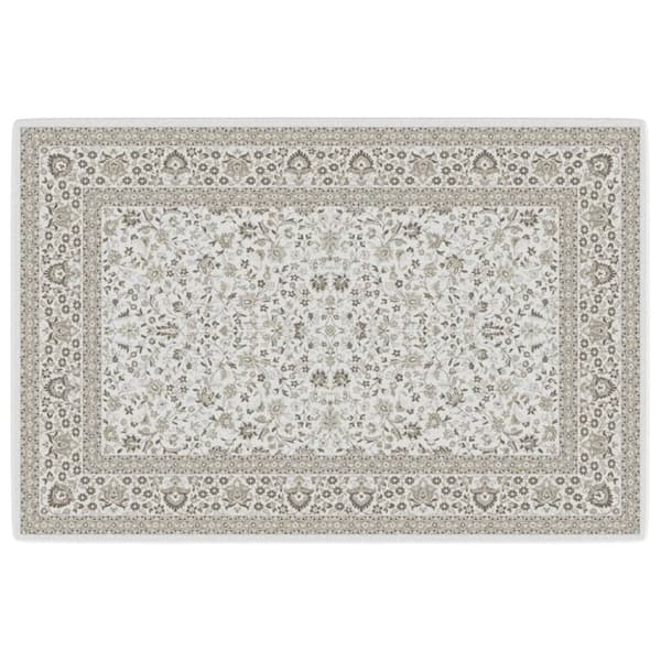 vidaXL gulvtæppe 120x180 cm inde/ude skridsikkert kort luv flerfarvet