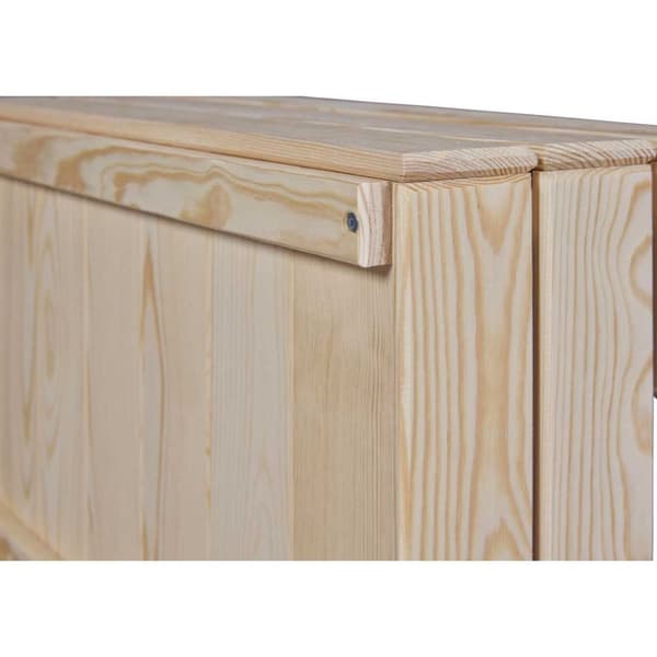 Valloni treboks som kan stables for oppbevaring 65x23x31cm natur.