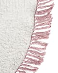 Miniatyrbilde 4 av 6: Barneteppe Off-White Bomull ⌀ 120 cm med Stjernemotiv