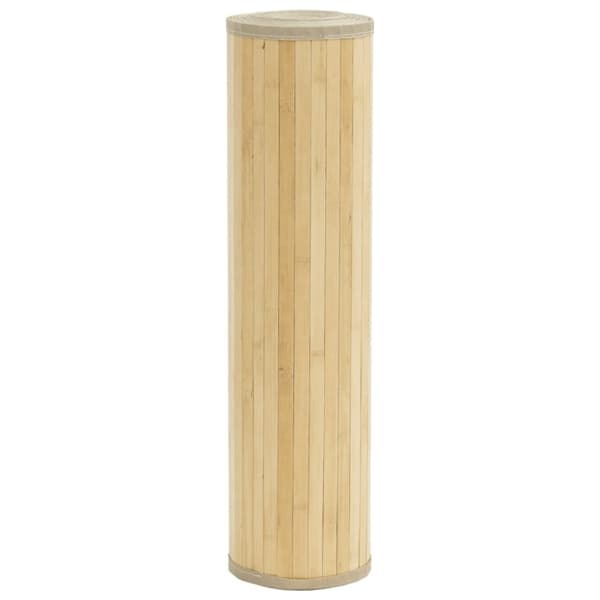 vidaXL Matta rektangulär ljus naturlig 60x200 cm bambu
