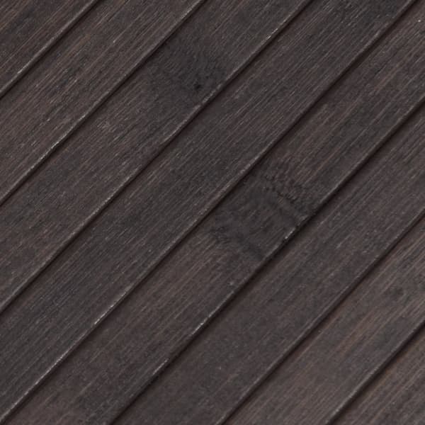 vidaXL Teppe rektangulær mørkebrun 60x400 cm bambus