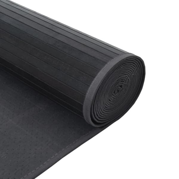 vidaXL Matta rektangulär grå 70x100 cm bambu