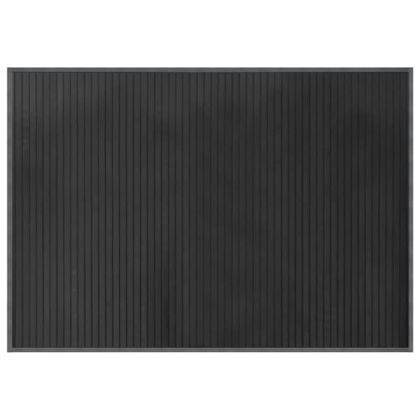 vidaXL Matta rektangulär grå 70x100 cm bambu