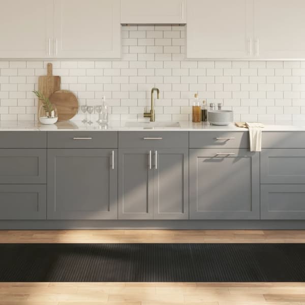 vidaXL Teppe rektangulært svart 70x300 cm bambus