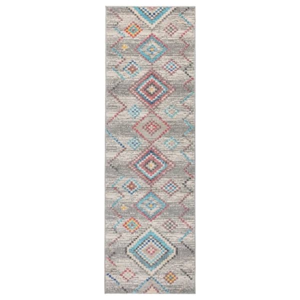 vidaXL gulvtæppe ARBIZU 80x250 cm vintagedesign