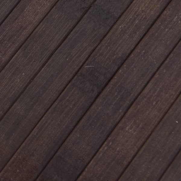 vidaXL Matta rektangulär mörkbrun 60x100 cm bambu
