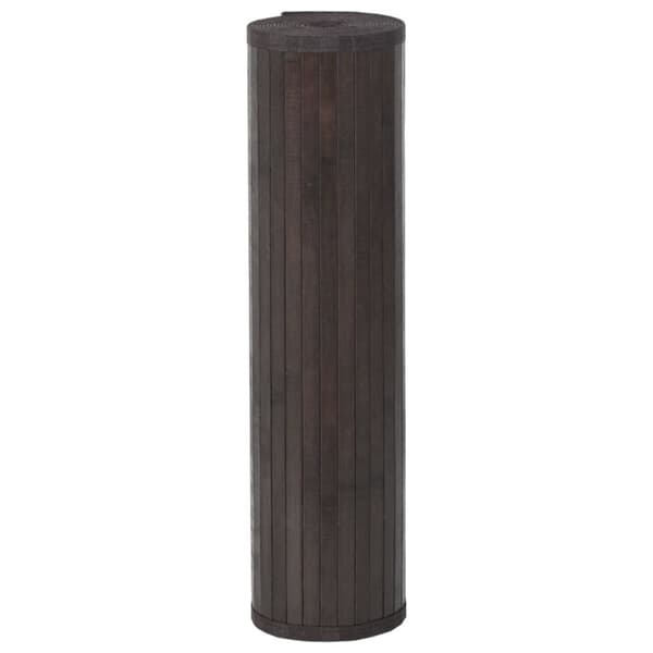 vidaXL Matta rektangulär mörkbrun 60x100 cm bambu
