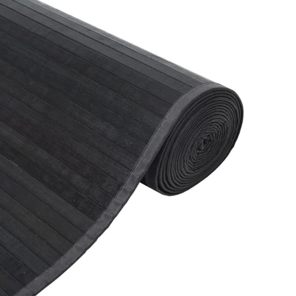 vidaXL Matta rektangulär grå 60x500 cm bambu
