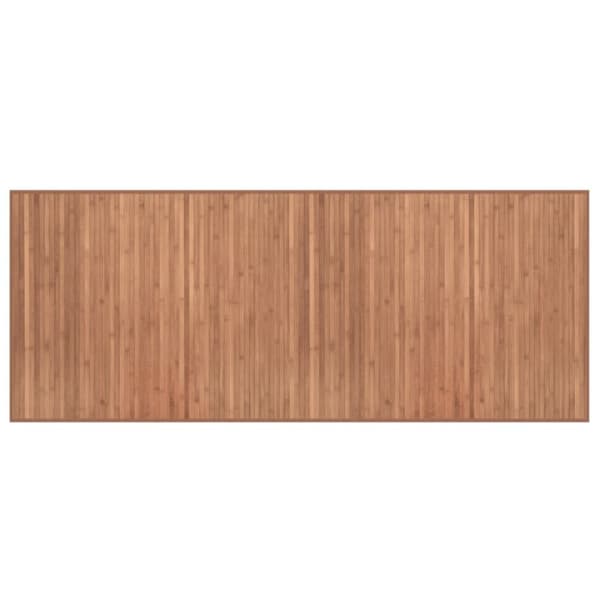 vidaXL Teppe rektangulær naturell 80x200 cm bambus