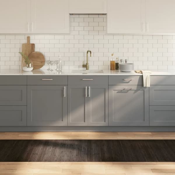 vidaXL gulvtæppe 70x500 cm rektangulær bambus mørkebrun