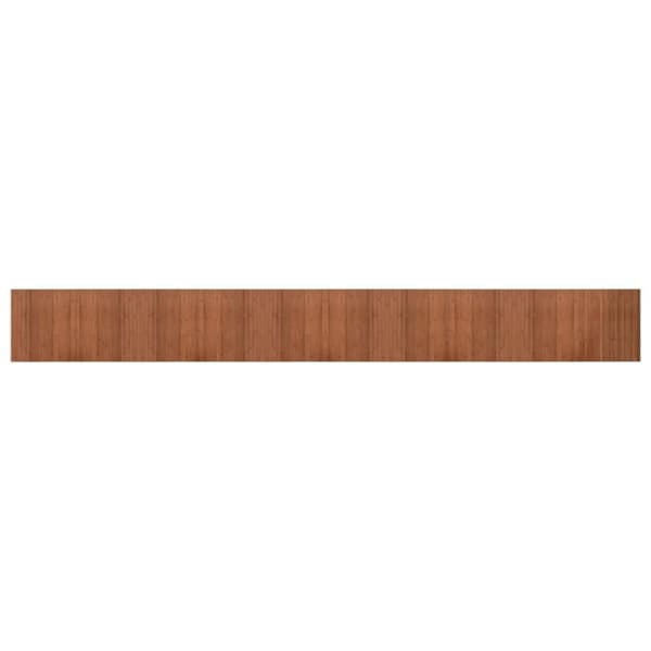 vidaXL Teppe rektangulær brun 60x500 cm bambus