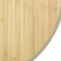 Miniatyrbild 5 av 8: vidaXL Matta rund ljus naturlig 60 cm bambu