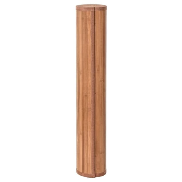 vidaXL Matta fyrkantig natur 100x100 cm bambu