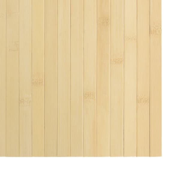 vidaXL Matto suorakaide vaalea luonnollinen 70x100 cm bambu
