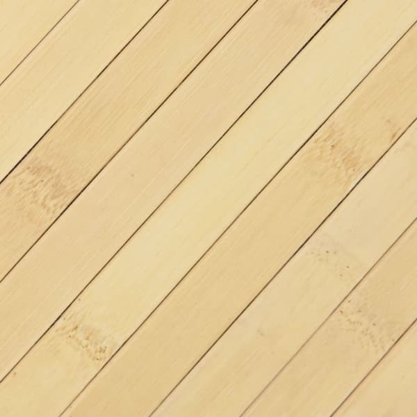 vidaXL Matto suorakaide vaalea luonnollinen 70x100 cm bambu