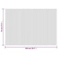 Pikkukuva 7 / 8: vidaXL Matto suorakaide vaalea luonnollinen 70x100 cm bambu
