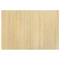 Pikkukuva 1 / 8: vidaXL Matto suorakaide vaalea luonnollinen 70x100 cm bambu
