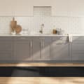 Miniatyrbillede 1 af 8: vidaXL gulvtæppe 70x300 cm rektangulær bambus sort