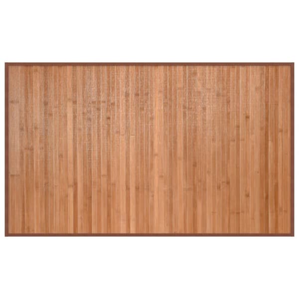 vidaXL Teppe rektangulær naturell 60x100 cm bambus