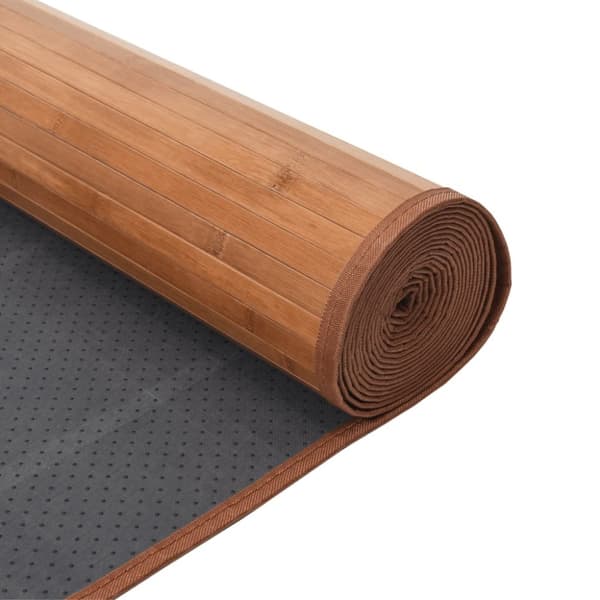 vidaXL Matta rektangulär naturlig 80x1000 cm bambu