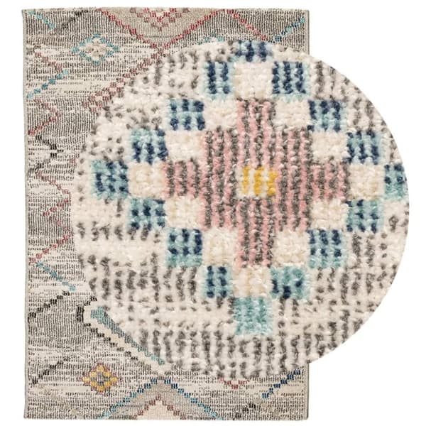 vidaXL Golvmatta ARBIZU inomhus/utomhus vintage design 140x200 cm