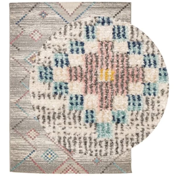 vidaXL Golvmatta ARBIZU inomhus/utomhus vintage design 200x280 cm