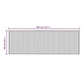 Pikkukuva 7 / 8: vidaXL Matto suorakaide harmaa 100x300 cm bambu