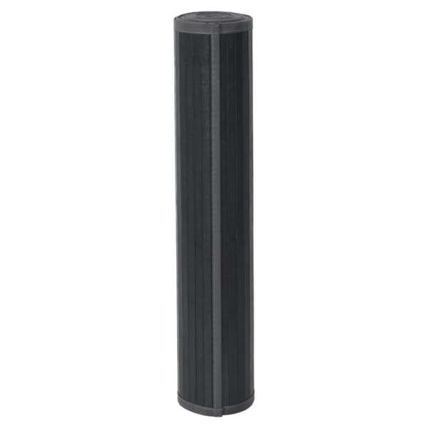 vidaXL Matto suorakaide harmaa 100x300 cm bambu