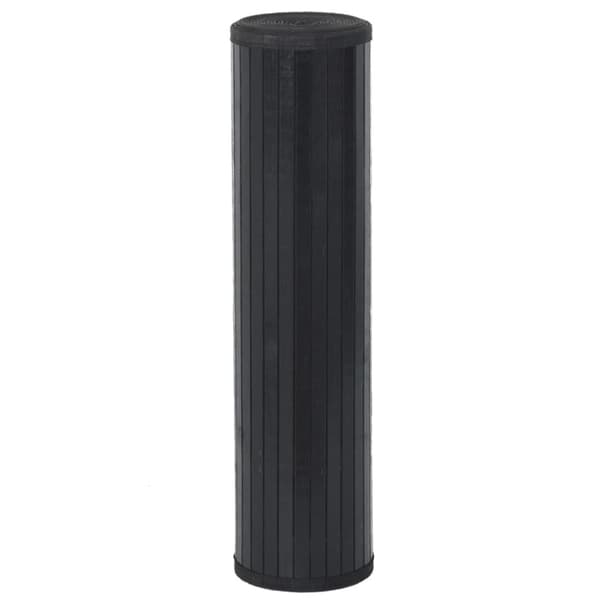 vidaXL Matta rektangulär svart 60x200 cm bambu