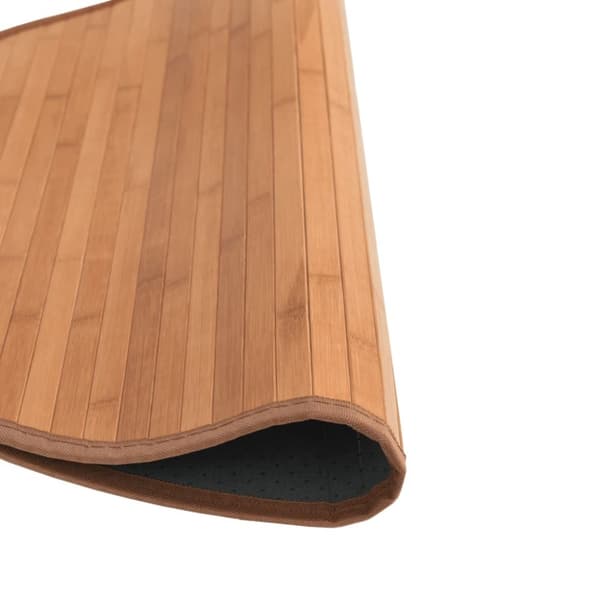 vidaXL Matta rund natur 60 cm bambu
