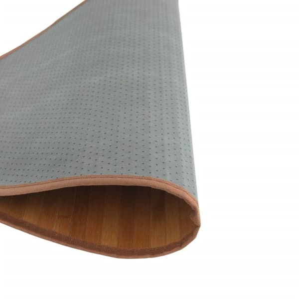 vidaXL Matta rund natur 60 cm bambu