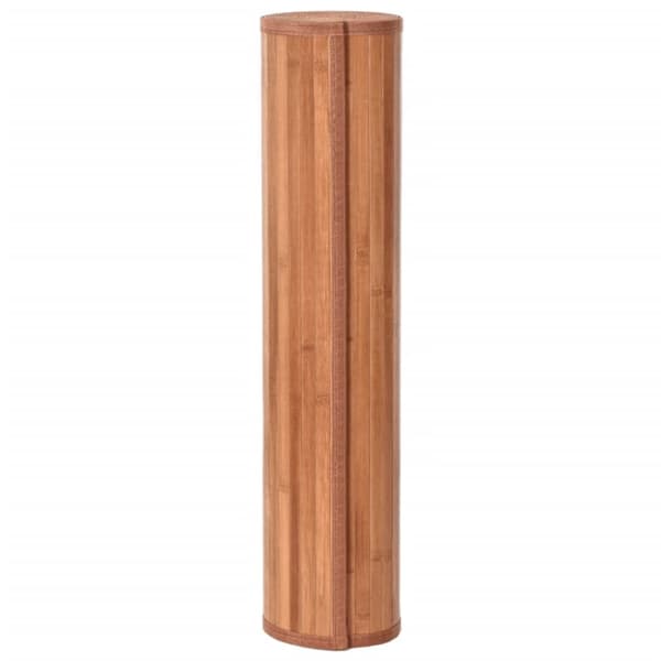 vidaXL Matta rektangulär brun 60x1000 cm bambu