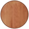 Miniatyrbild 1 av 8: vidaXL Matta rund brun 100 cm bambu