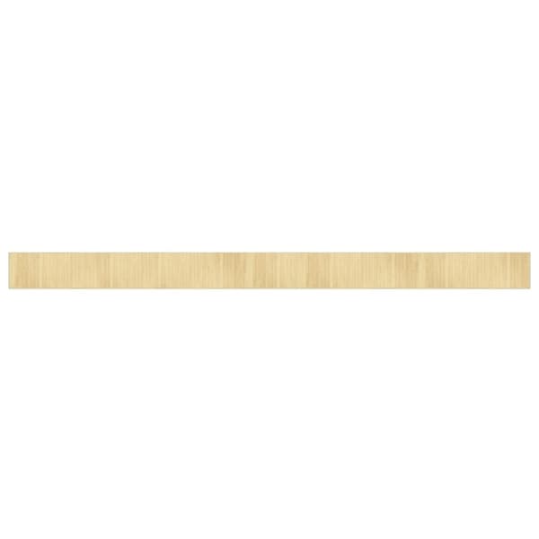 vidaXL Matta rektangulär ljus naturlig 70x1000 cm bambu